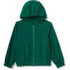 imageAmazon Essentials Boys Active Performance Stretch Woven FullZip Athletic Hoodie JacketDark Green