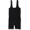imageAmazon Essentials Girls Gymnastics Buttery Soft FormFlex Tank Unitard Leotard with ShortsBlack