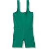 imageAmazon Essentials Girls Gymnastics Buttery Soft FormFlex Tank Unitard Leotard with ShortsEmerald Green