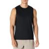 imageAmazon Essentials Mens Active Quick Dry Tech Stretch Lightweight Sleeveless Muscle Shirt MultipacksBlack