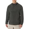 imageAmazon Essentials Mens Athletic Lightweight Stretch Woven Colorblock Anorak Hiking Running JacketCharcoal