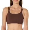 imageAmazon Essentials Womens Active Total Train Light Support Strappy Back Gym Workout Sports BraRich Hazel