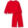 imageAmazon Essentials x Sofia Grainge Toddlers and Baby Girls French Terry Pant and Top SetRed