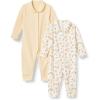 imageAmazon Essentials x Sofia Grainge Unisex Babies Footless Sleepsuit Pack of 2Pale YellowSquirrel Picnic