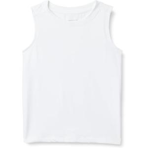 imageAmazon Essentials Boys Tech Stretch Tank TopWhite
