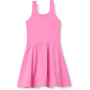 imageAmazon Essentials Girls Active FormFlex Buttery Soft Tank Tennis Dress with Builtin Bodysuit Bra ampamp ShortsPink