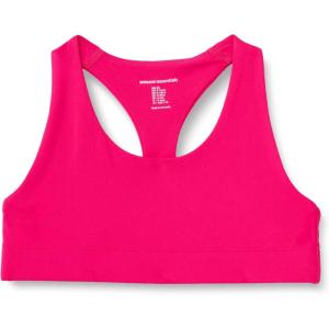 imageAmazon Essentials Girls Active Total Train Racerback Gym Workout Training Sports BraHot Pink