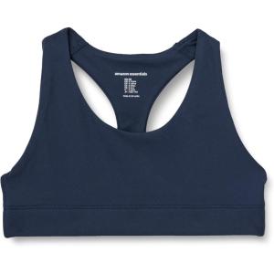 imageAmazon Essentials Girls Active Total Train Racerback Gym Workout Training Sports BraNavy