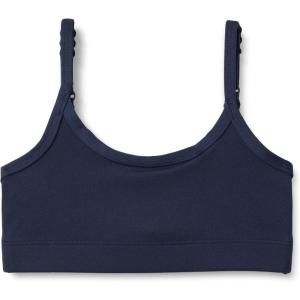 imageAmazon Essentials Girls Athletic FormFlex Buttery Soft Light Support Spaghetti Strap Training Sports BraNavy