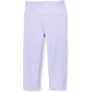 imageAmazon Essentials Girls Total Train Dance Workout High Waist Capri Athletic LeggingsLavender