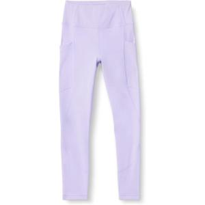 imageAmazon Essentials Girls Total Train Dance Workout High Waist Full Length Athletic Leggings with PocketsLavender