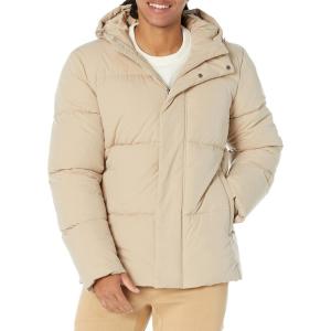 imageAmazon Essentials Mens MidLength Hooded Puffer Coat Available in Big ampamp TallTan