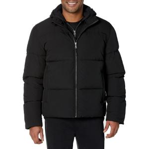 imageAmazon Essentials Mens Mock Neck Heavyweight Puffer Coat Available in Big ampamp TallBlack
