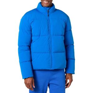 imageAmazon Essentials Mens Mock Neck Heavyweight Puffer Coat Available in Big ampamp TallBright Blue