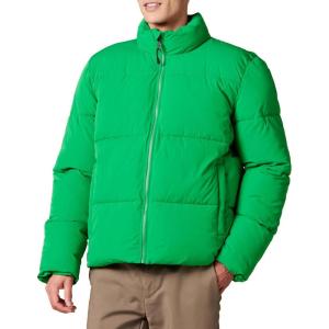 imageAmazon Essentials Mens Mock Neck Heavyweight Puffer Coat Available in Big ampamp TallGreen