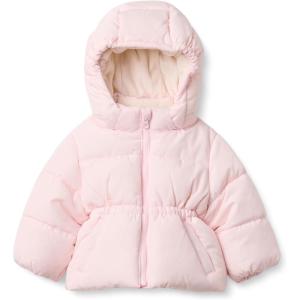 imageAmazon Essentials x Sofia Grainge Girls WaterResistant Hooded Puffer JacketPale Pink