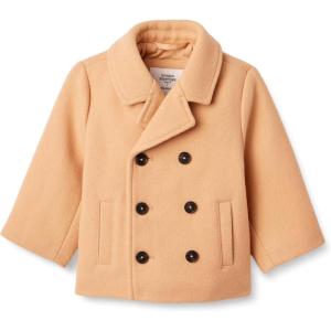 imageAmazon Essentials x Sofia Grainge Toddlers and Baby Boys Wool Blend Double Breasted CoatLight Camel