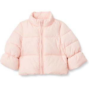 imageAmazon Essentials x Sofia Grainge Toddlers and Baby Girls Taffeta Puffer JacketLight Pink
