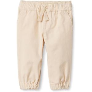 imageAmazon Essentials x Sofia Grainge Unisex Kids PullOn Twill Jogger PantsLight Beige
