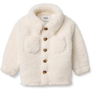 imageAmazon Essentials x Sofia Grainge Unisex Toddlers and Babies Sherpa Overshirt JacketIvory