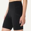 imageAmazon Essentials Womens Active Total Train High Waist 7quot Gym Workout Biker Shorts with PocketsBlack