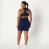imageAmazon Essentials Womens Active Total Train High Waist 7quot Gym Workout Biker Shorts with PocketsNavy