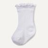 imageAmazon Essentials x Sofia Grainge Toddlers and Baby Girls Scallop Top Socks 6 PairsWhite