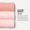imageAmazon Essentials x Sofia Grainge Unisex Babies Swaddle Blanket Pack of 3PinkTerracottaFloral