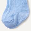 imageAmazon Essentials x Sofia Grainge Unisex Toddlers and Babies Cable Knit KneeHigh Socks 6 PairsHeather GreyLight BlueNavy