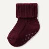imageAmazon Essentials x Sofia Grainge Unisex Toddlers and Babies Knitted Turn Cuff Socks 6 PairsBurgundyPinkTan