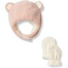 imageAmazon Essentials x Sofia Grainge Unisex Babies Hat and Mittens SetPale Pink