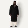 imageAmazon Essentials Demis Pick Mens RelaxedFit Double Breasted Wool Blend Longline TopcoatBlack