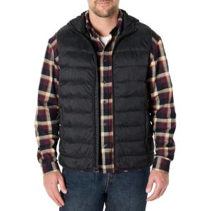 imageAmazon Essentials Mens Lightweight WaterResistant Hooded Puffer VestBlack