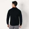 imageAmazon Essentials Mens Long Sleeve Regular Fit Knit Polo SweaterBlack