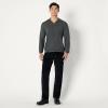 imageAmazon Essentials Mens Long Sleeve Regular Fit Knit Polo SweaterCharcoal Heather
