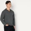 imageAmazon Essentials Mens Long Sleeve Regular Fit Knit Polo SweaterCharcoal Heather