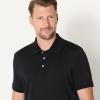 imageAmazon Essentials Mens Regular Fit Interlock Polo ShirtBlack