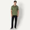 imageAmazon Essentials Mens Regular Fit Interlock Polo ShirtDark Olive