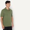 imageAmazon Essentials Mens Regular Fit Interlock Polo ShirtDark Olive