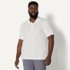 imageAmazon Essentials Mens Regular Fit Interlock Polo ShirtWhite