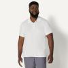 imageAmazon Essentials Mens Slim Fit Interlock Polo ShirtWhite