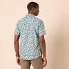 imageAmazon Essentials Mens Vacation Cotton Resort Shirt SlimFit Short SleeveBlue Floral