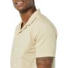 imageAmazon Essentials Mens Vacation Cotton Resort Shirt SlimFit Short SleeveKhaki Brown