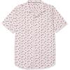 imageAmazon Essentials Mens Vacation Cotton Resort Shirt SlimFit Short SleeveLavender Palm Leaf Print