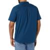 imageAmazon Essentials Mens Vacation Cotton Resort Shirt SlimFit Short SleeveNavy