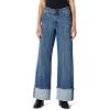 imageAmazon Essentials Demis Pick Womens HighRise Wide Leg Cuffed JeanMedium Blue Vintage