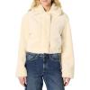 imageAmazon Essentials Demis Pick Womens OversizedFit Cropped Faux Fur Jacket with CollarCream
