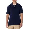 imageAmazon Essentials Mens Regular Fit Interlock Polo ShirtNavy