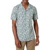 imageAmazon Essentials Mens Vacation Cotton Resort Shirt SlimFit Short SleeveBlue Floral