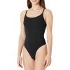 imageAmazon Essentials Womens Peached Mircofiber BodysuitBlack